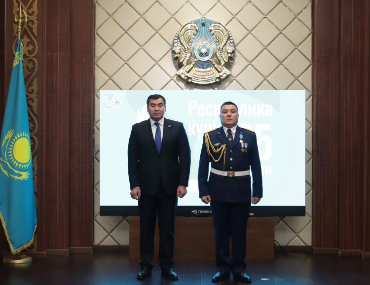 Ақсулық құтқарушы «Ерлігі үшін» медалімен марапатталды