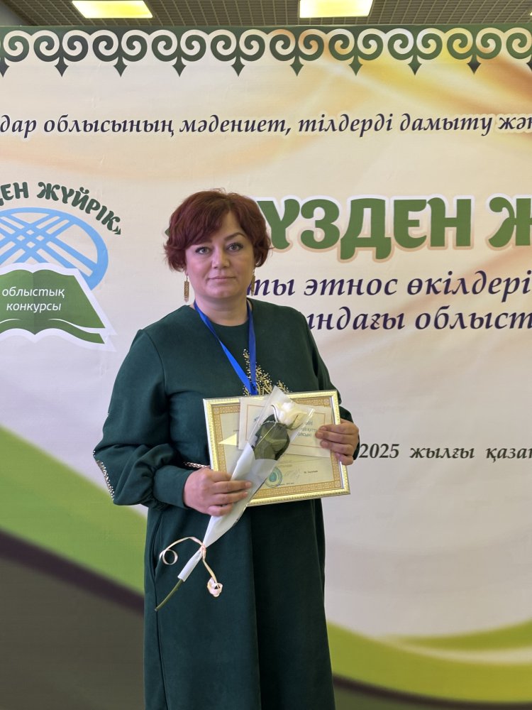 Екібастұздық педагог қазақ тілді білу деңгейі бойынша өңірде үздік атанды