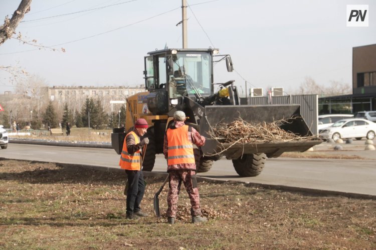Ақсуда қаланың тазалығын күнделікті қалай сақталады?