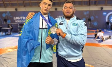 Павлодарлық спортшы грэпплингтен әлем чемпионатында күміс жүлде иеленді
