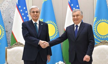 Қазақстан мен Өзбекстан басшылары «Ташкент-Хумо» халықаралық әуежайында әңгімелесті