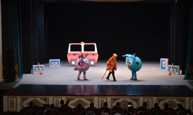 Павлодарда балаларға қауіпсіздік ережелері театр тілінде жеткізілді