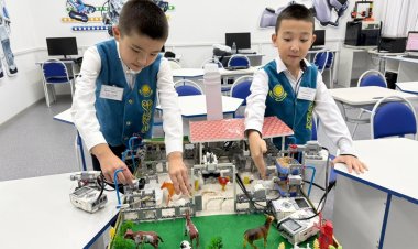 Май ауданының оқушылары ақылды ферма құрастырды