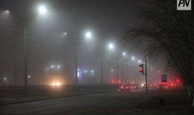 Апрель в Павлодарской области начнётся с тумана