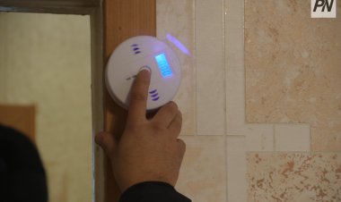 Павлодар облысында датчиктің арқасында екі адам өрт кезінде аман қалды