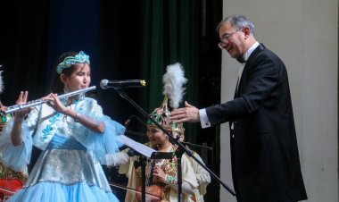 Облыстық филармония сахнасында Павлодар маршы шырқалды