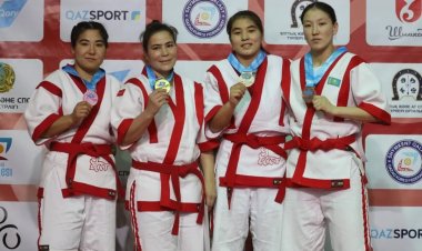 Павлодар спортшылары қазақ күресінен Қазақстан чемпионатында үш бірдей медаль еншіледі