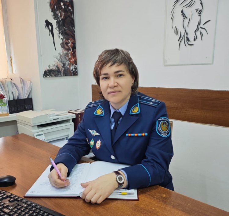Павлодарка в погонах рассказала о профессии, выбранной сердцем