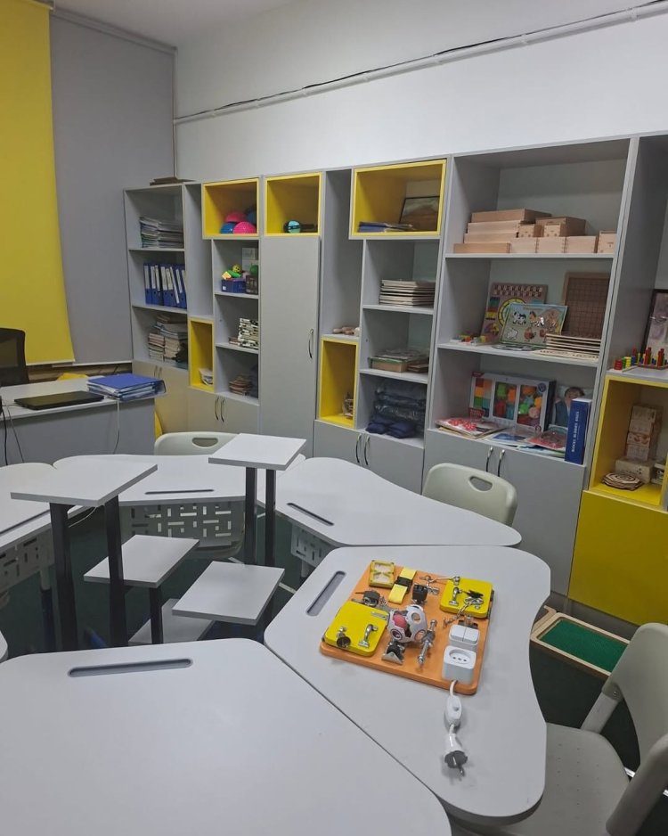 Май ауданындағы мектепте инклюзияны қолдау кабинеті ашылды