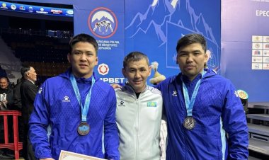 Павлодарлық палуандар еркін күрестен Қазақстан чемпионатында жүлдегер атанды