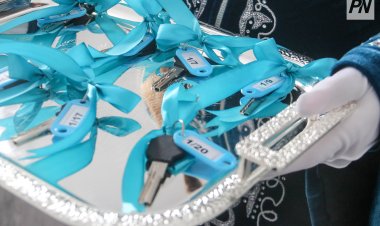 Шарбақтыда үйлі болуды армандаған жанұялар жаңа пәтерлерге қоныстанды