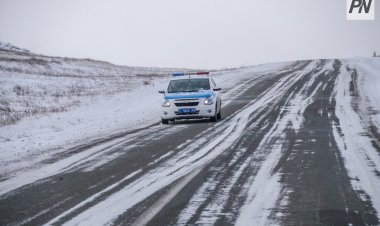 В Павлодарской области закрыли участок дороги