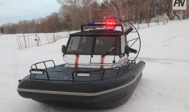 У павлодарских спасателей появилось судно на воздушной подушке