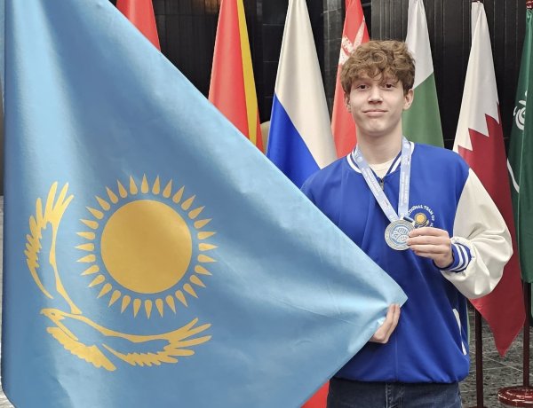 Павлодарлық оқушы Сочидегі олимпиададан күміс медаль жеңіп алды