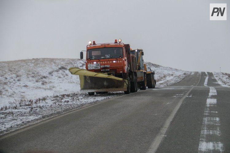 Ещё один участок дороги закрыли в Павлодарской области