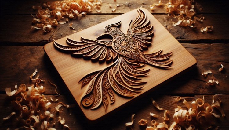 Шалдайские школьники превращали дерево в произведение искусства