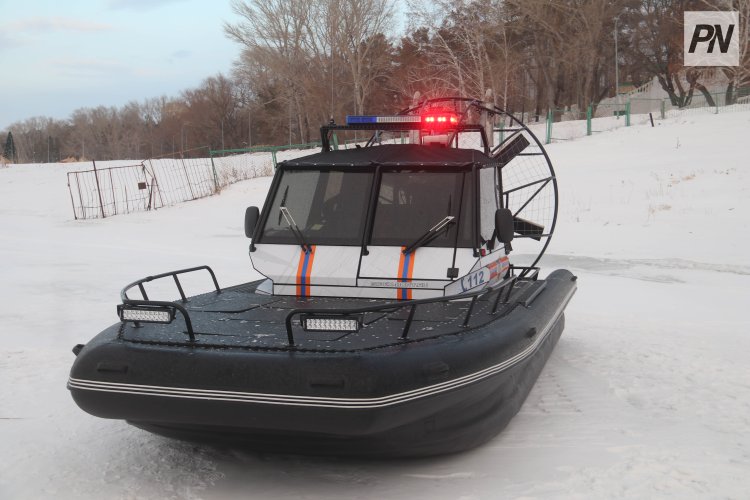 У павлодарских спасателей появилось судно на воздушной подушке