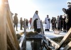 В Павлодаре прошёл чин водоосвящения и начались крещенские купания