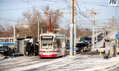 Павлодарда трамвайда Наурызға орай ән шырқалған акция өтті
