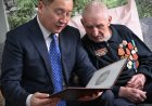 В Павлодаре поздравили ветерана из поколения победителей