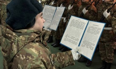 Павлодарда жас сарбаздар ант қабылдады