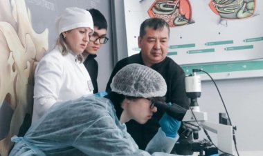 Омский вуз гостеприимно встретил студентов Павлодарского района