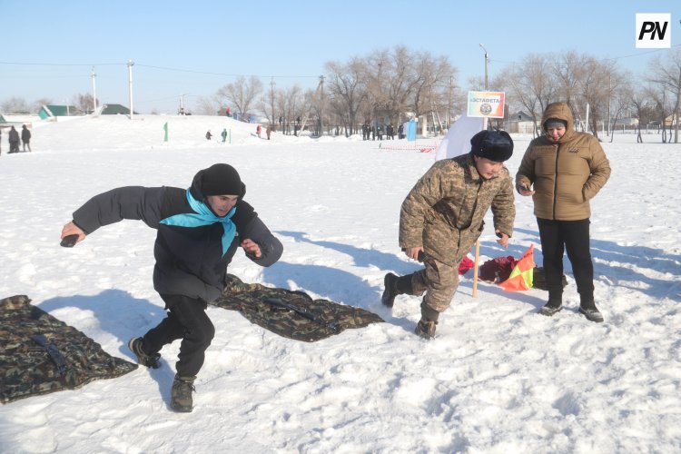 Павлодарские школьники сыграли в зимнюю «Зарницу»