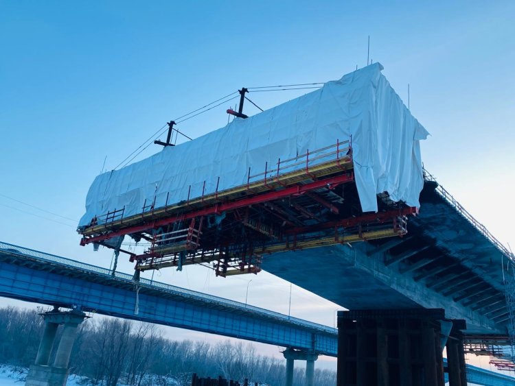 Павлодарда жаңа көпірде шыққан екі өрт оның құрылыс мерзіміне әсер етпейді