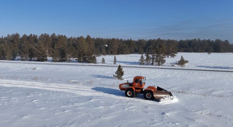 Шалдай орманшылығында қар тоқтату шаралары жүргізілді