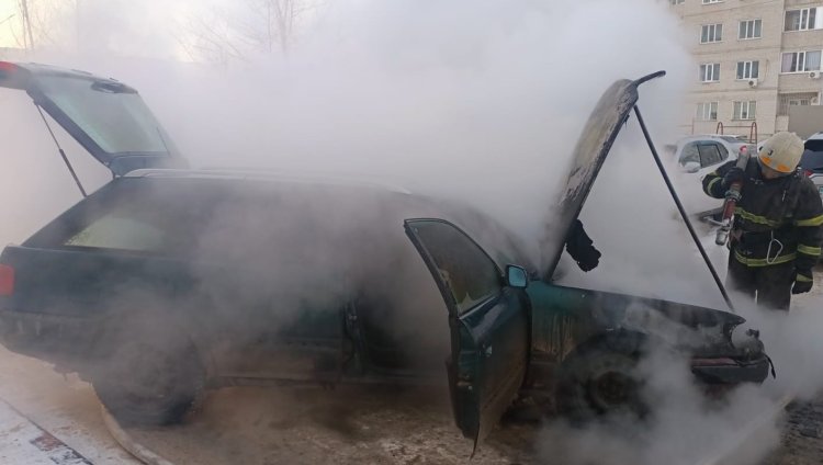 Павлодарских водителей предупредили о риске пожаров в морозы