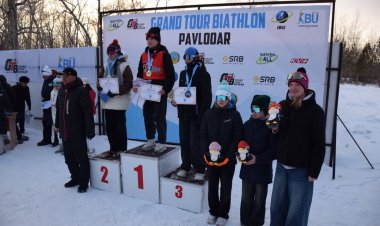 Павлодарлық спортшы биатлоннан ел чемпионы атанды