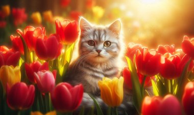 В Павлодаре рассказали, почему тюльпаны и лилии опасны для котиков