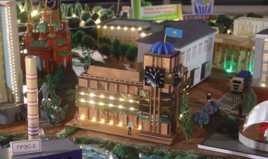 Павлодарда аймақтың макеті көрсетілді