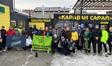 Любители спорта Павлодара встретили Наурыз на бегу