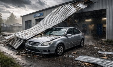Павлодарда дауылдан зақымданған көлікке өтемақы талап етілмеді