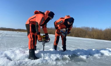 Как павлодарские спасатели снижают риск ледовых заторов