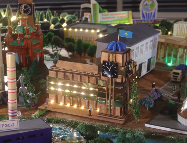 Павлодарда аймақтың макеті көрсетілді