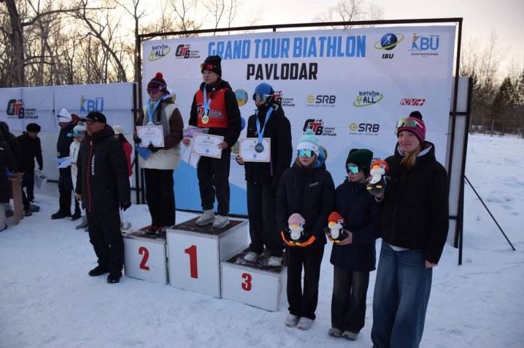 Павлодарлық спортшы биатлоннан ел чемпионы атанды