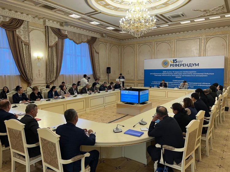 Председатель ЦИК назвал образцовым павлодарский участок референдума