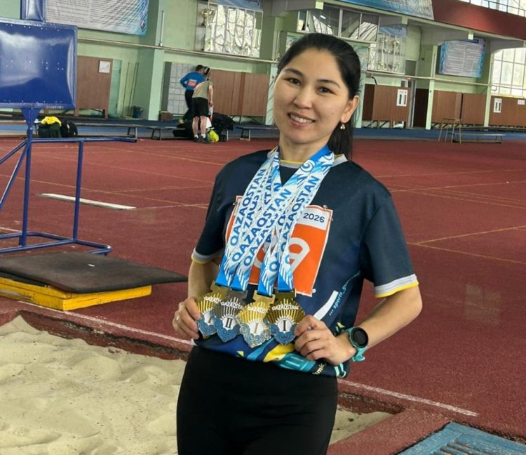 Педагог из Павлодара завоевала три «золота» на чемпионате Казахстана