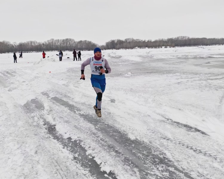 Кросс на льду: павлодарцы проверили себя на прочность