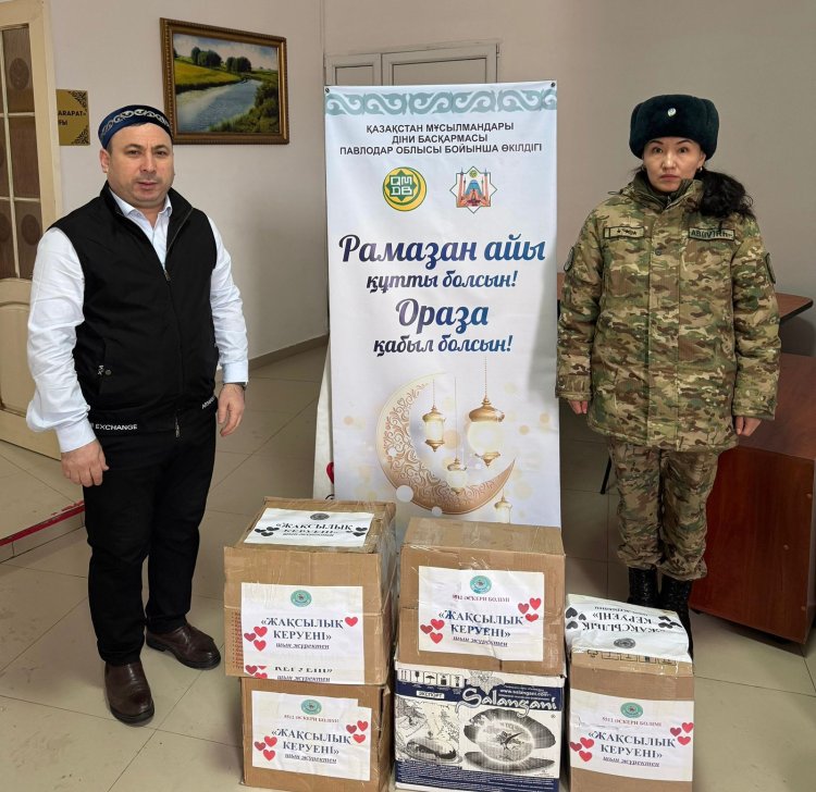 Павлодарда Наурызнама аясында әскери қызметшілер қайырымдылық жасады