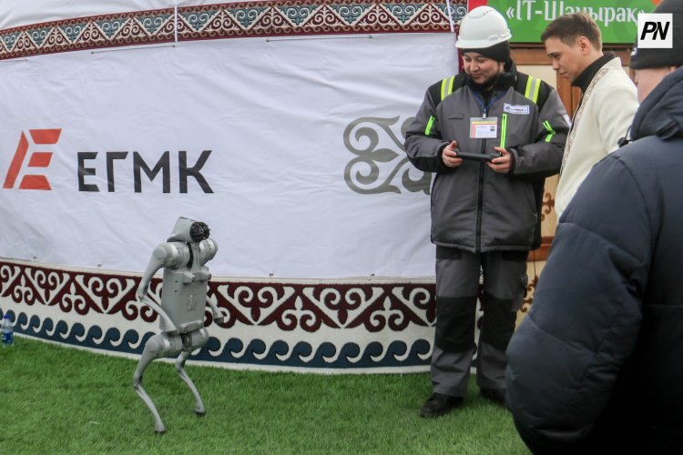 В Павлодаре на Наурыз показали золотую юрту