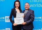 Мария Мудряк стала обладательницей почётного звания UNICEF Friend
