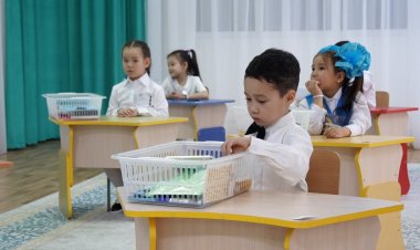 Павлодарлық бүлдіршіндер экоматериалдардан гүл шоқтарын әзірледі