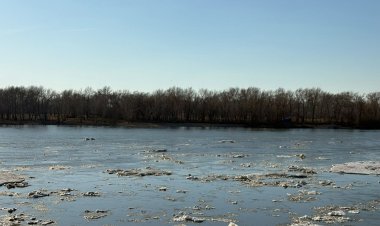 Ертіс өзенінде мұз жүре бастады