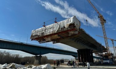 Строительство нового моста через Иртыш идет ускоренными темпами