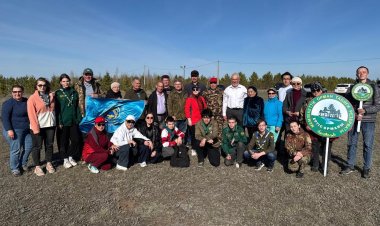 Павлодарцы высадили саженцы в память о страшной катастрофе