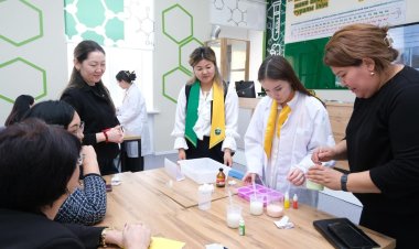 Павлодарская школьница создала экологически чистое мыло на основе кумыса