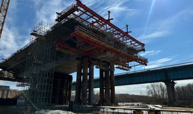 Ертіс өзенінің үстінде салынып жатқан көпірдегі соңғы өрттің себебі анықталды